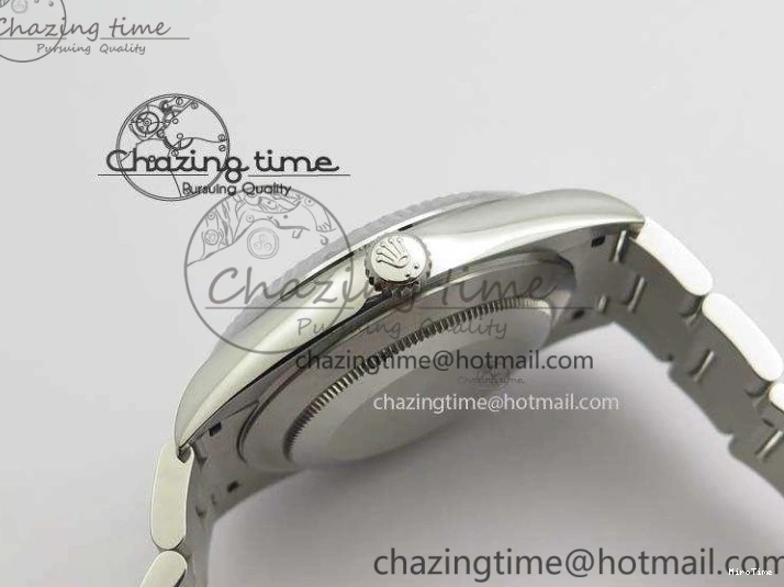 MiroTime 0105 GoodFit DateJust 41mm 126334 Noob 1:1 Best Edition Fluted Bezel Gray Diam Dial On SS Oyster Bracelet A 3585